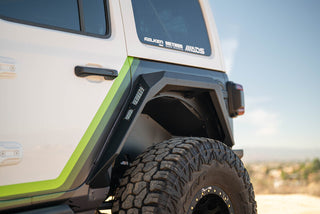 DV8 Offroad Armor Fender Flares: Jeep Wrangler JL 2018-2026 2.0L Turbo/3.6L V6