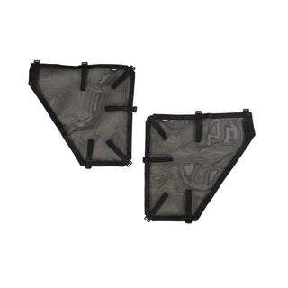 Rugged Ridge Fortis Tube Door Covers Rear Pair Black (REAR): Jeep Wrangler JL/JLU 2018-2024 3.6L/6.4L 392