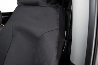 Covercraft 11-20 Dodge Durango Polycotton SeatSaver Custom Front Row Seat Covers - Charcoal