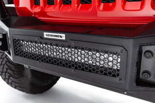 Go Rhino Rockline Full Width Front Bumper: Fits Most Jeep Wrangler / Gladiator Models (2007-2026)