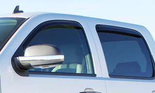 Lund Ventvisor Elite 4-Piece Window Deflector Kit: Fits Most Dodge Ram 1500 Crew Cab Models (2019-2024) - Blue Grey
