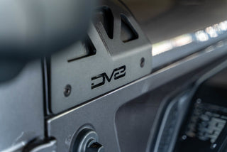 DV8 Offroad A-Pillar Dual Light Pod Mounts: Jeep Wrangler JL 2018-2026 / Gladiator JT 2020-2026 w/ LBJL-10