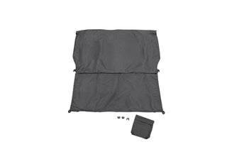 Rampage 2-Door Trailview Tonneau Top: Jeep Wrangler JK 2007-2018 - Black Diamond