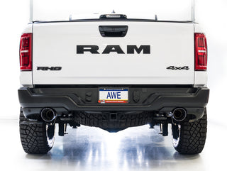 AWE Tuning Dual Rear Exit Catback Exhaust Chrome Tips (REAR): Ram 1500 3.0L 2025-2026