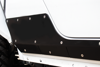 Fishbone Offroad Scale Armor Side Panels: Fits Most Jeep Wrangler / Gladiator Models (2018-2026) - Gloss Black Powder Coat