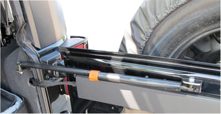Rampage Rear Door HD Gas Strut Black (REAR): Jeep Wrangler JK 2007-2010 3.8L V6