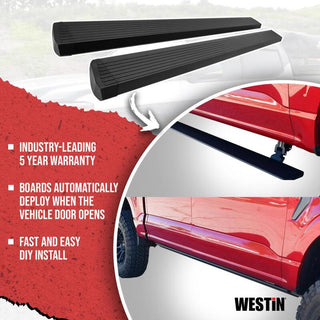 Westin 09-18 Dodge RAM 1500/19-24 1500 Classic Quad Cab Pro-e Electric Running Boards