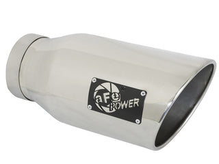 aFe ATLAS 5in Alum Steel DPF-Back Exhaust w/Polished Tip: Ram 2500 / 3500 2019-2026 6.7L Diesel
