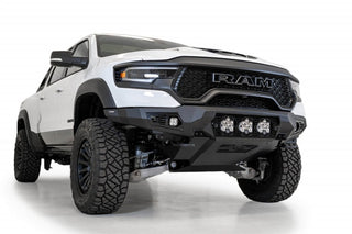 Addictive Desert Designs Bomber Front Bumper (FRONT): Ram 1500 TRX (2021-23) - Hammer Black/Satin Black