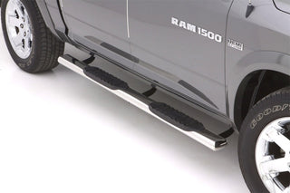 LUND 5in Oval Straight SS Nerf Bars Polished: Fits Ram 1500/2500/3500 2009-2024 3.6L/5.7L