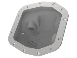 AFE Street Series Front Differential Cover (Raw w/Machined Fins): Jeep Wrangler JL 2018 - 2025 (w/ Dana M186)
