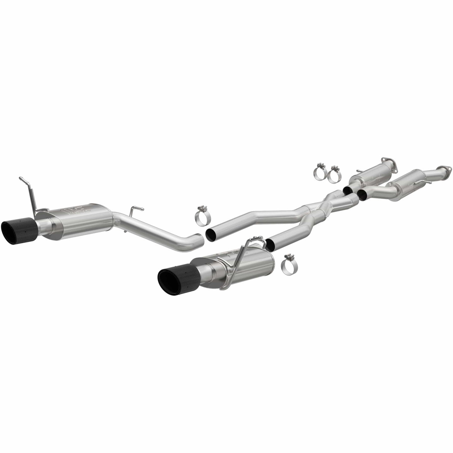 MagnaFlow NEO Series Cat-Back Performance Exhaust System: Dodge Durango 2018 - 2024 w/ Carbon Fiber Tips