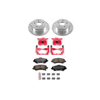PowerStop Z36 Truck & Tow Brake Kit Drilled & Slotted (REAR): Jeep Wrangler 2007-2018 3.6L/3.8L w/Calipers