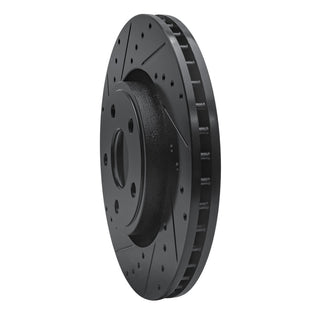 DFC 11-25 Dodge Durango Front Left Drilled & Slotted Black Brake Rotor