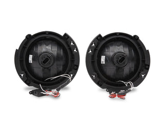 Raxiom LED Halo Headlights 7-Inch Round Chrome Housing (FRONT): Fits Most Jeep Wrangler Models (2007-2018)