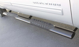 LUND 5in Oval Straight SS Nerf Bars Polished: Ram 1500 2009-2023 3.6L/5.7L Hemi