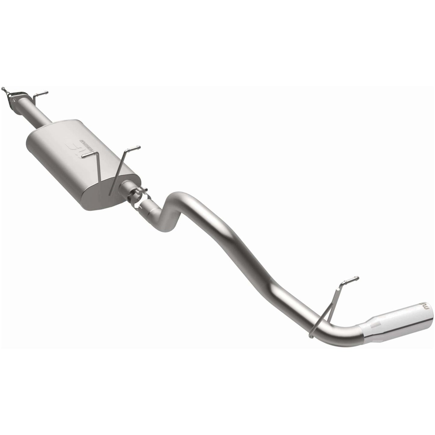 MagnaFlow Street Series Stainless Cat-Back Performance Exhaust System Rear Side Exit: Ram 1500 (19-25) w/ Polished Tip