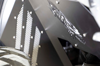 Fishbone Offroad Black Powdercoat Front Inner Fenders: Jeep Wrangler / Gladiator (2018-2026)