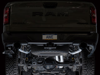 AWE Tuning 0FG Cat-Back Exhaust w/ Diamond Black Tips: Ram 1500 3.0L 2025-2026