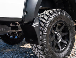 Bushwacker Trail Armor Rear Mud Flaps for Pocket Style Flares: Fits Most Dodge / Ram 1500-3500 Models (2009-2024)