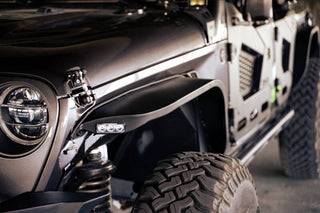 DV8 Offroad Slim Fender Flares: Jeep Wrangler JL 2018-2026 6.4L 392/3.6L V6