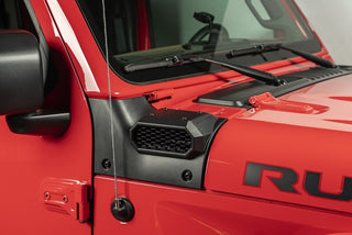 Rugged Ridge AmFib Low Mount Snorkel (RIGHT): Fits Jeep Wrangler JL/Gladiator JT 2018-2025 3.6L/3.0L EcoDiesel