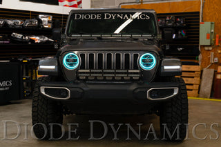 Diode Dynamics RGBW HD LED Halos: Jeep Wrangler / Gladiator (2018-2026)