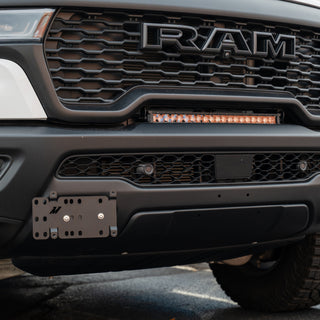 Mishimoto License Plate Relocation Kit: Ram 1500 2025-2026 3.6L V6 - Black