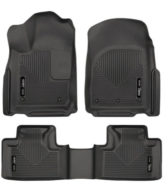Husky Liners Black Weatherbeater Front and 2nd Seat Floor Liners: Fits Most Hemi Models