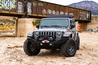 Body Armor 4x4 Full Width Front Bumper: Jeep Wrangler (2018-2021) / Gladiator (2020-2021) Rubicon Model Only