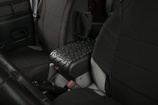 Rugged Ridge Center Console Cover Black (INTERIOR): Jeep Wrangler 2007-2010 3.8L V6