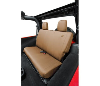 Bestop Rear Seat Covers Tan (REAR): Jeep Wrangler JK 2007-2018 3.6L/3.8L