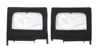 Bestop Element Upper Doors Rear Black Twill: Jeep Gladiator/Wrangler JL 2018-2025 2.0L/3.6L