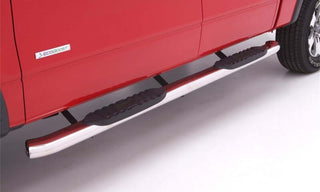 LUND 5in Curved Oval SS Nerf Bars Polished: Ram 1500 2019-2024 5.7L / 6.2L / 3.6L / 3.0L
