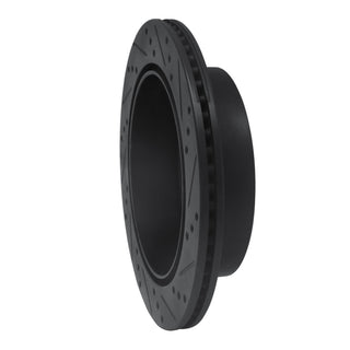 DFC 03-03 Dodge Durango Rear Left Drilled & Slotted Black Brake Rotor