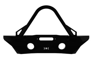 ICON Pro Series Mid Width Front Recessed Winch Bumper: Jeep Wrangler JK (2007-2018) w/ Stinger and Tabs