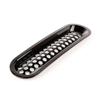 Rugged Ridge Perforated Grille Inserts: Jeep Wrangler JK 2007-2018 3.6L/3.8L V6