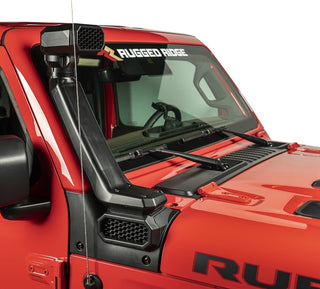 Rugged Ridge AmFib Snorkel System Low/High Mount: Fits Jeep Wrangler JL & Gladiator JT 2018-2025