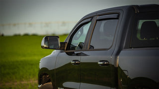 EGR Tape-On Window Visors Set of 4 - Dark Smoke: Fits Most Ram 1500 Models (2019-2024)