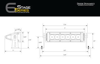 Diode Dynamics Ram 2013 Standard Stage Series 6 In Kit - Amber Driving