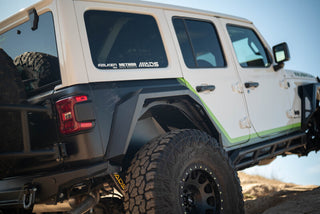 DV8 Offroad Armor Fender Flares: Jeep Wrangler JL 2018-2026 2.0L Turbo/3.6L V6
