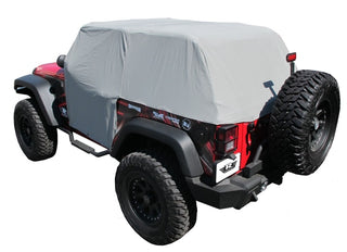 Rampage Cab Cover w/ Door Flaps: Jeep Wrangler JK 2007-2018 Grey