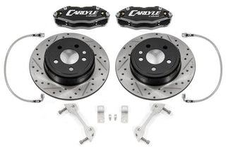 BMR 15" Front Brake Conversion Kit (Black Calipers): 300 / Challenger / Charger / Magnum 2005 - 2024
