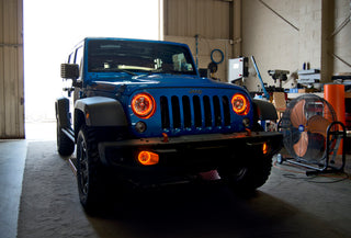 ORACLE Lighting LED Fog Light Kit ColorSHIFT: Jeep Wrangler 2007-2017 3.6L/3.8L V6