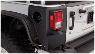 Bushwacker Trail Armor Rear Corners: Jeep Wrangler / Wrangler JK (2007-2018) - Black