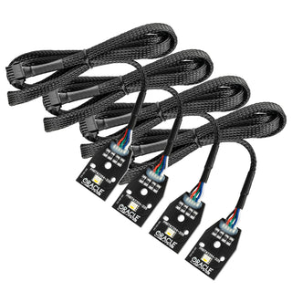 Oracle 15-21 Dodge Charger RGB+W DRL Headlight DRL Kit - ColorSHIFT w/ BC1 Controller