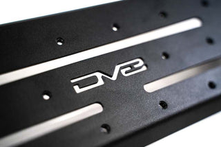 DV8 Offroad Device Dash Mount V2: Jeep Wrangler JL 2018-25 / Gladiator JT 2020-23 w/ 1/4" Bolt - Black