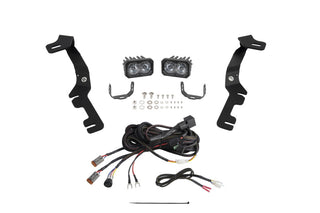 Diode Dynamics Stage Series Ditch Light Kit White Combo: Fits Ram 1500 2019-2024 6.2L/5.7L