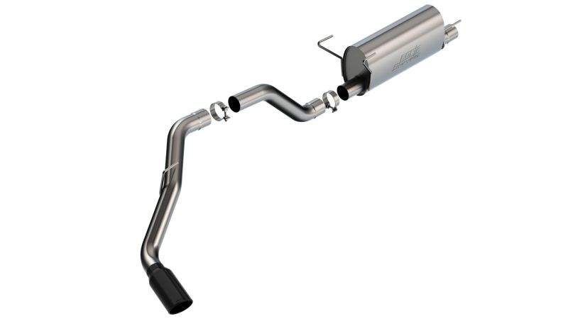 Borla S-Type Cat-Back Exhaust System (Black Tip): Ram 6.4L 392 2019 - 2025 (2500 & 3500)