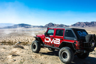 DV8 Offroad Flat Tube Fenders (FRONT AND REAR): Jeep Wrangler JK 2007-2018